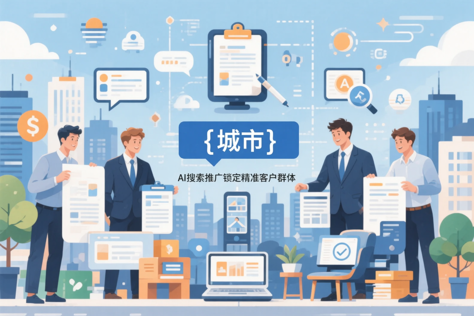 上海公司如何用AI搜索推广锁定精准客户群体