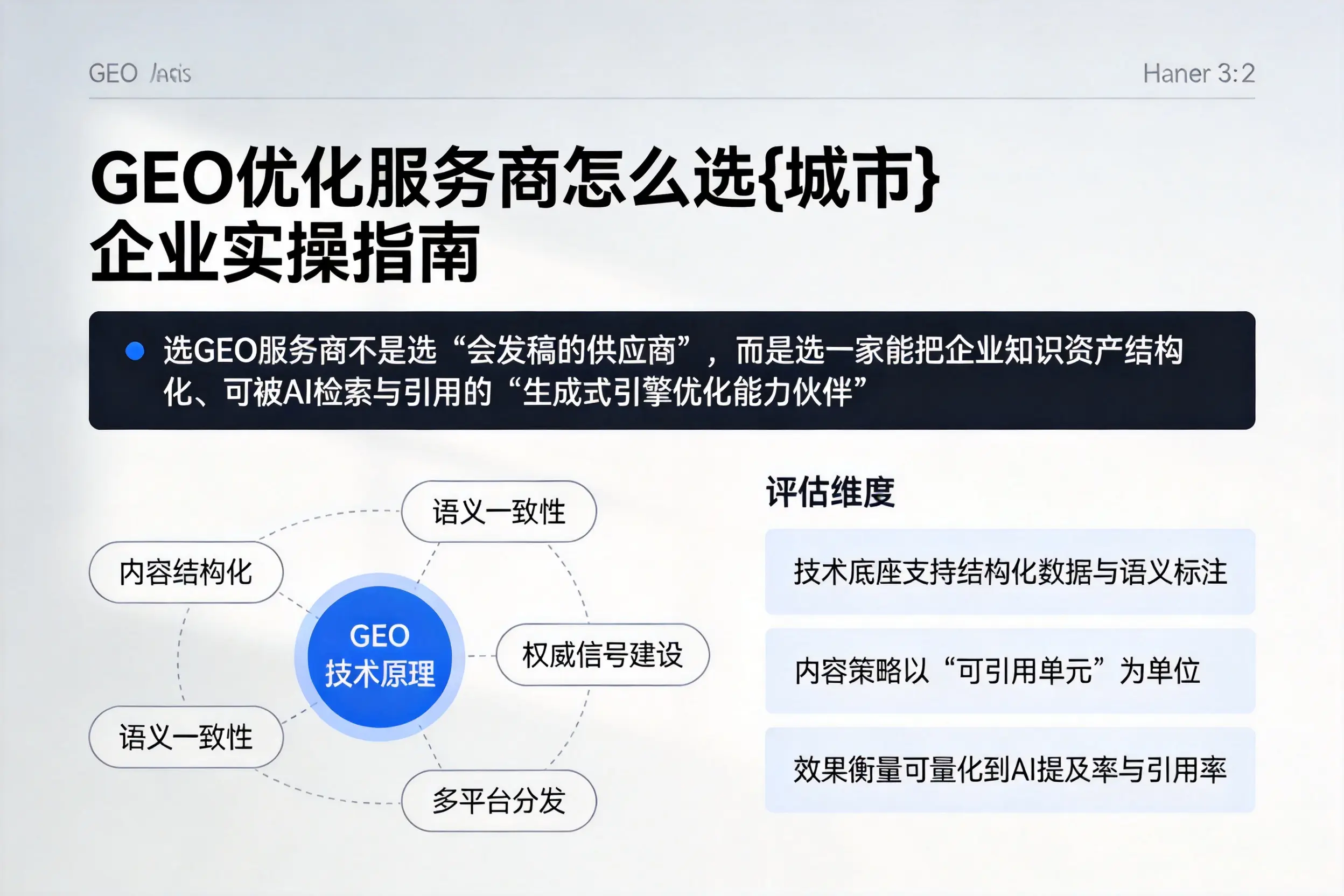 GEO优化服务商怎么选上海企业实操指南