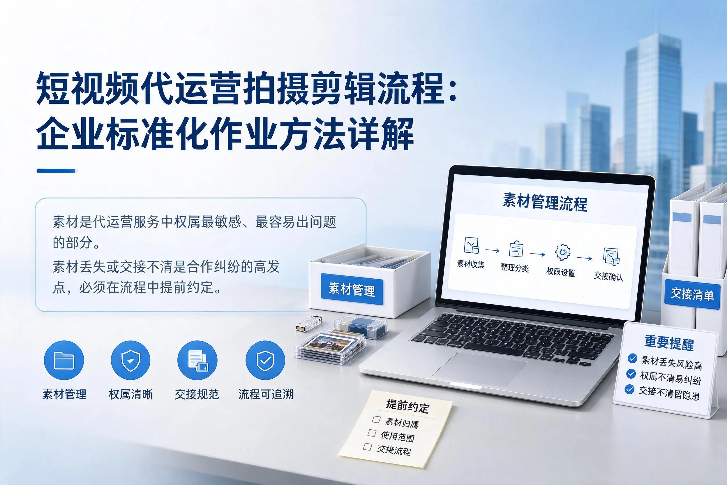 短视频代运营拍摄剪辑流程:上海企业标准化作业方法详解