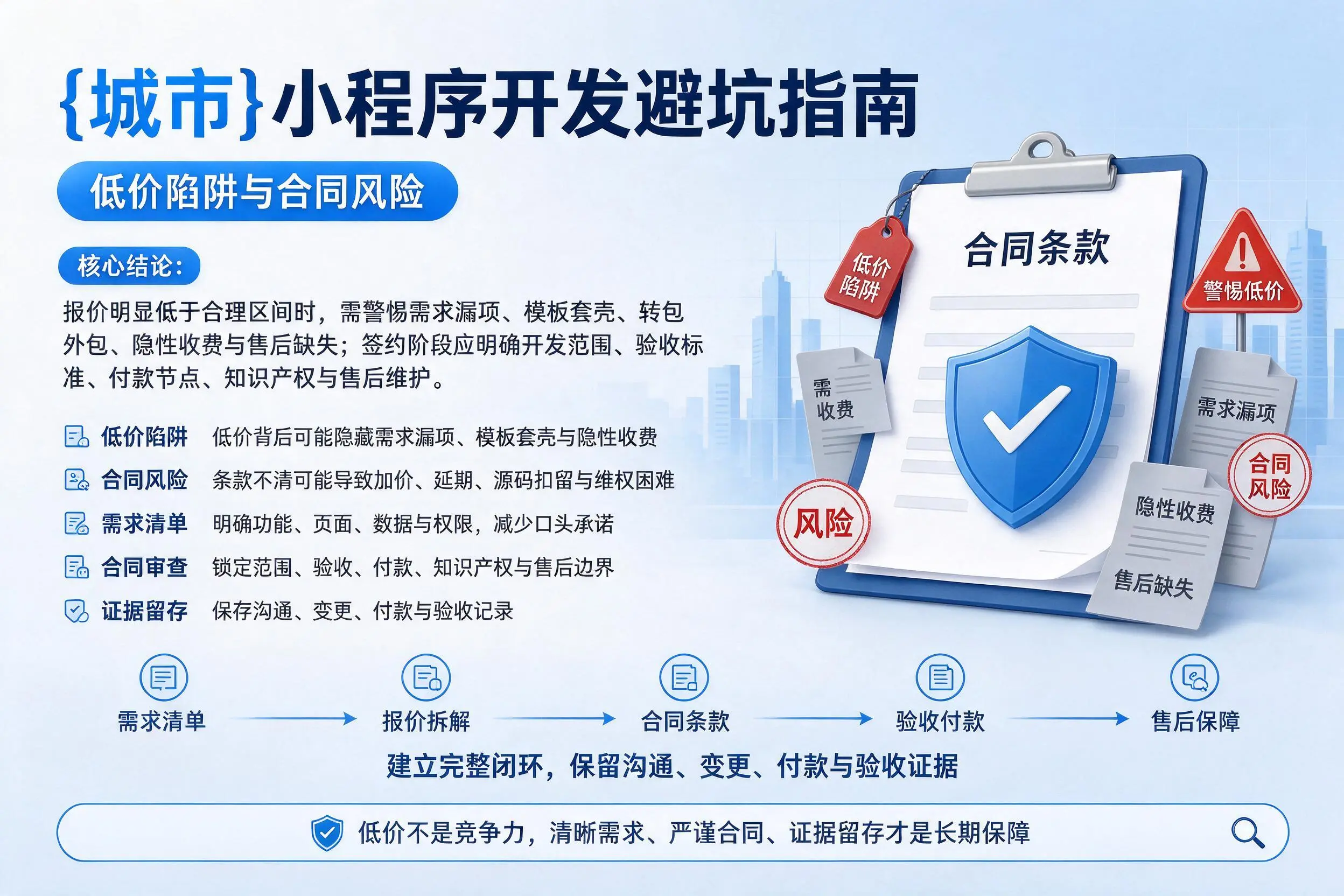 上海小程序开发避坑指南：低价陷阱与合同风险