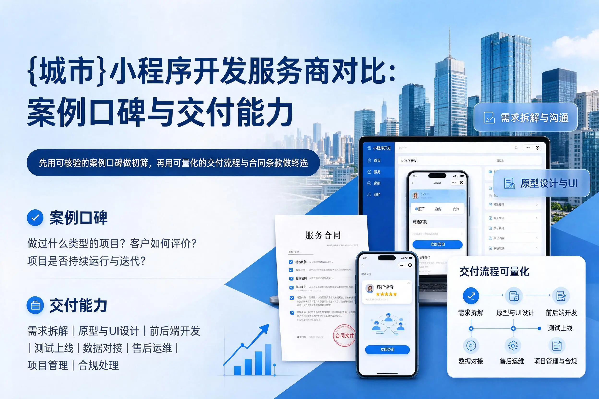 上海小程序开发服务商对比：案例口碑与交付能力