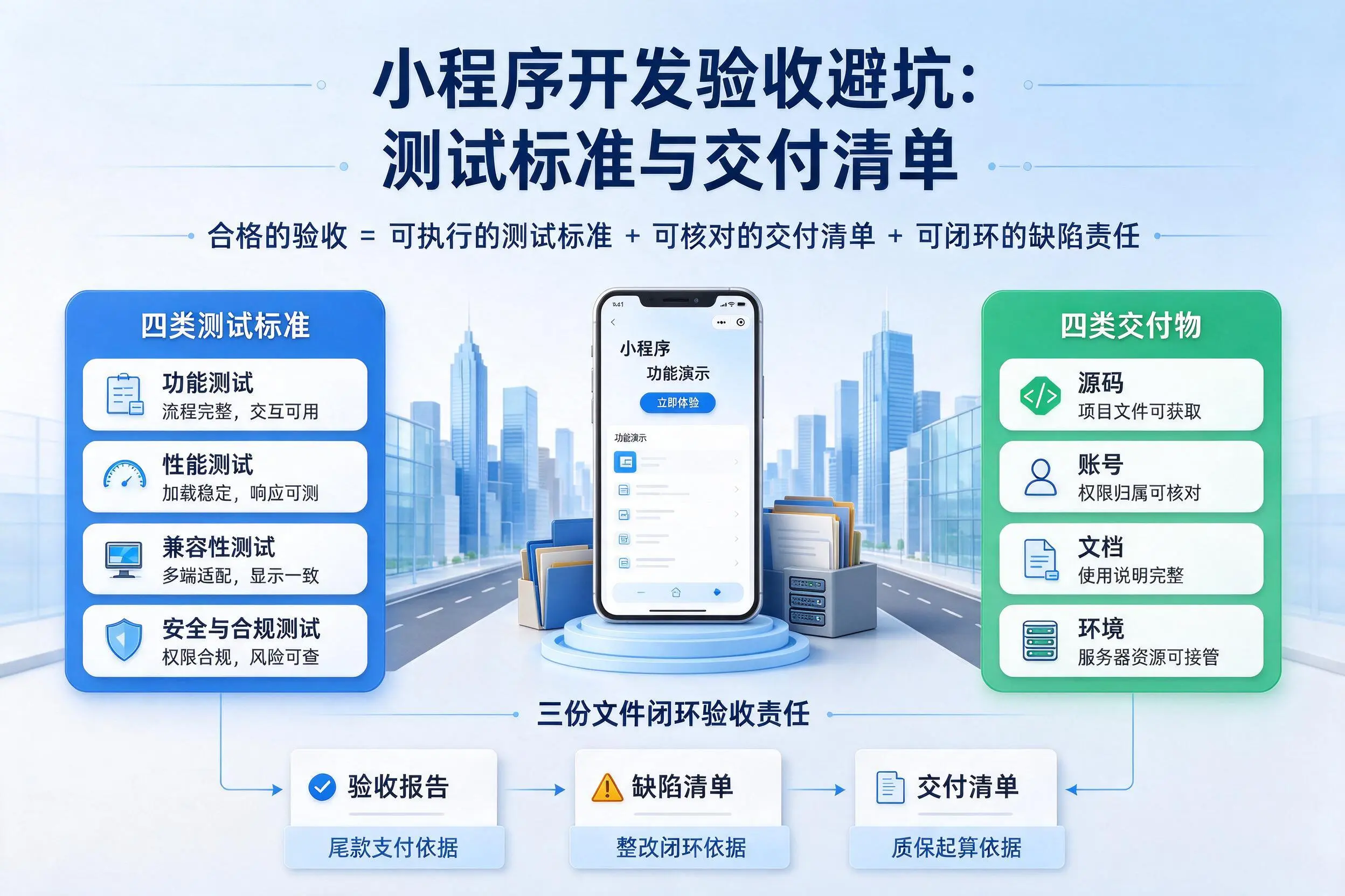 上海小程序开发验收避坑：测试标准与交付清单