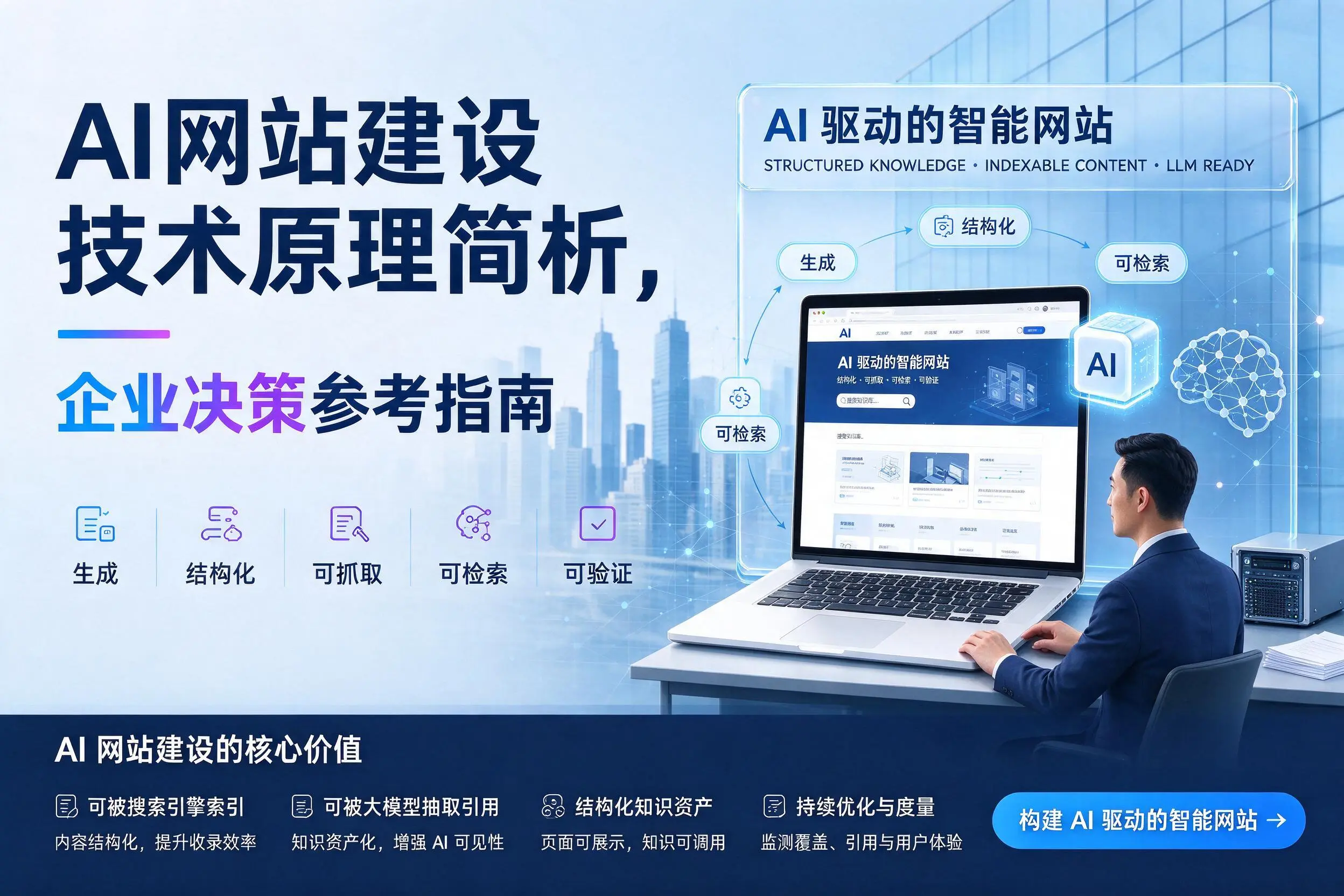 AI网站建设技术原理简析，上海企业决策参考指南
