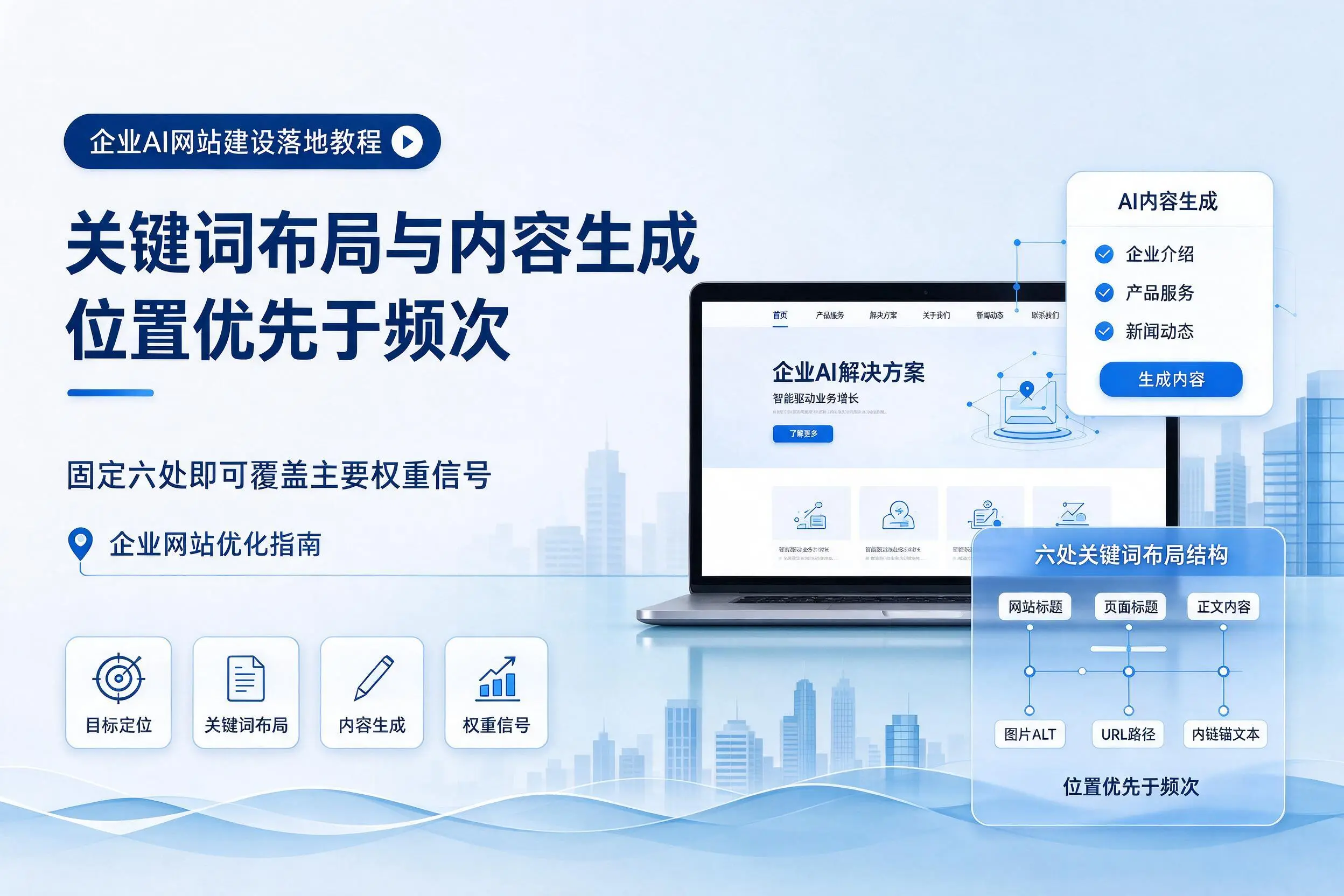 上海企业AI网站建设落地教程：关键词布局与内容生成